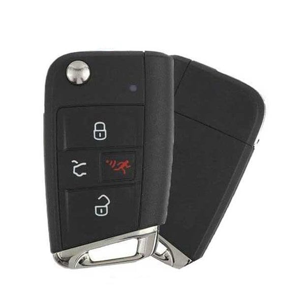 2015-2019 Volkswagen Golf GTI / 4-Button Flip Key / PN: 5G0 959 752 BE / NBGFS12P01/